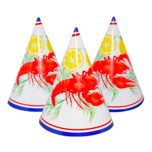 Kräftskiva Partyhatt - 6-pack