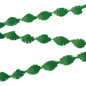 Kräppgirlang Mörkgrön - 24 meter