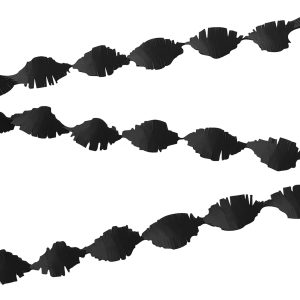 Kräppgirlang Svart - 24 meter