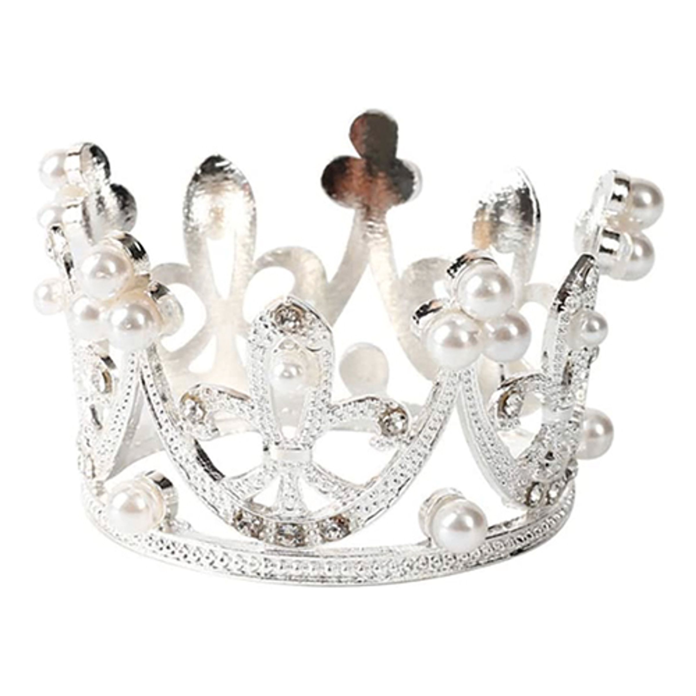 Krona Tårtdekoration Silver