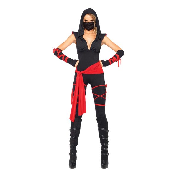 Dödlig Ninja Deluxe Maskeraddräkt - X-Large