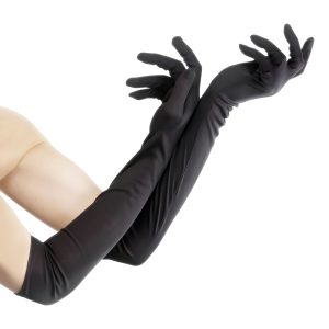 Långa Svarta Handskar - One size