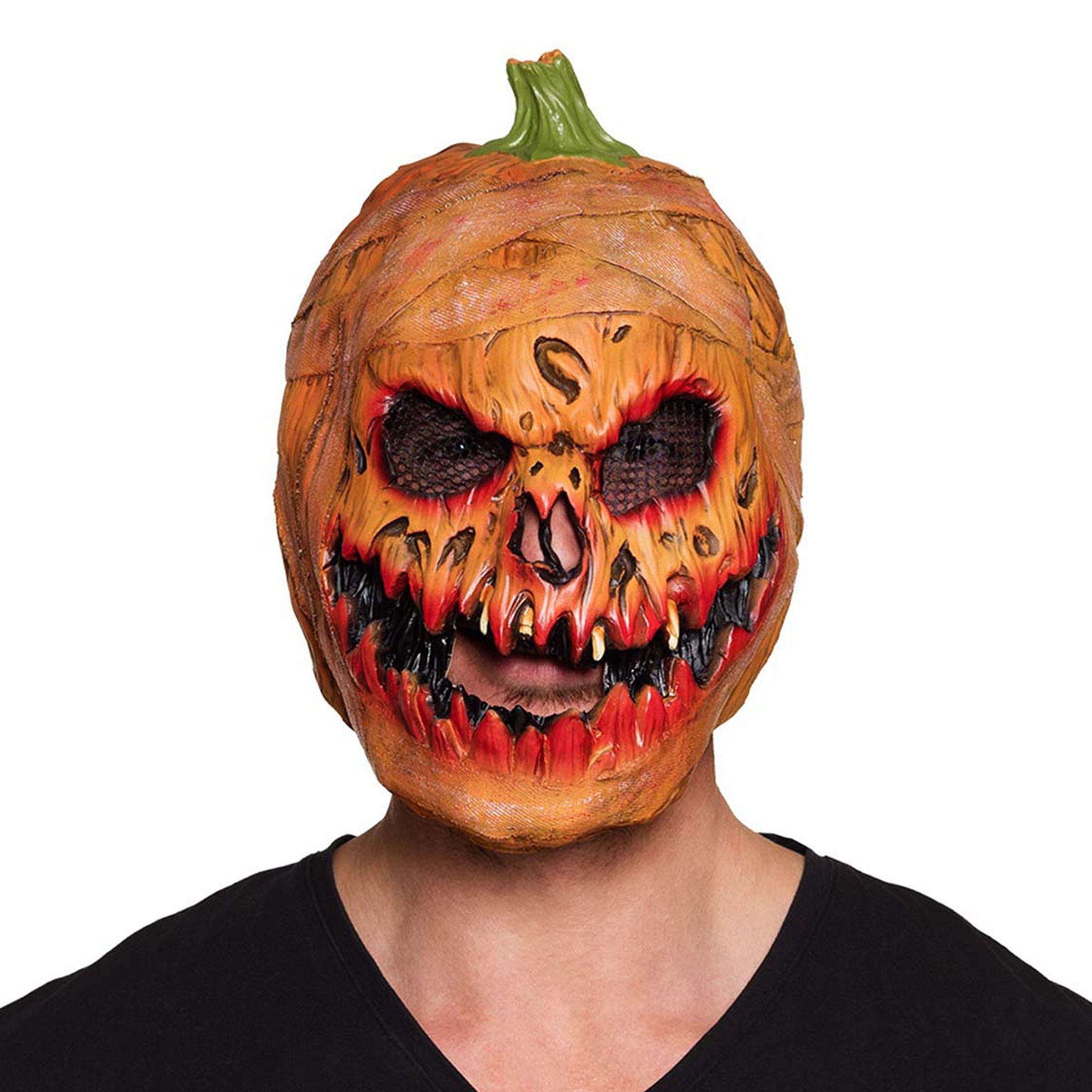 Läskig Pumpa Mask - One size