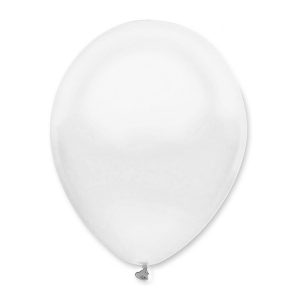 Latexballonger Professional Metallic Vit - 100-pack