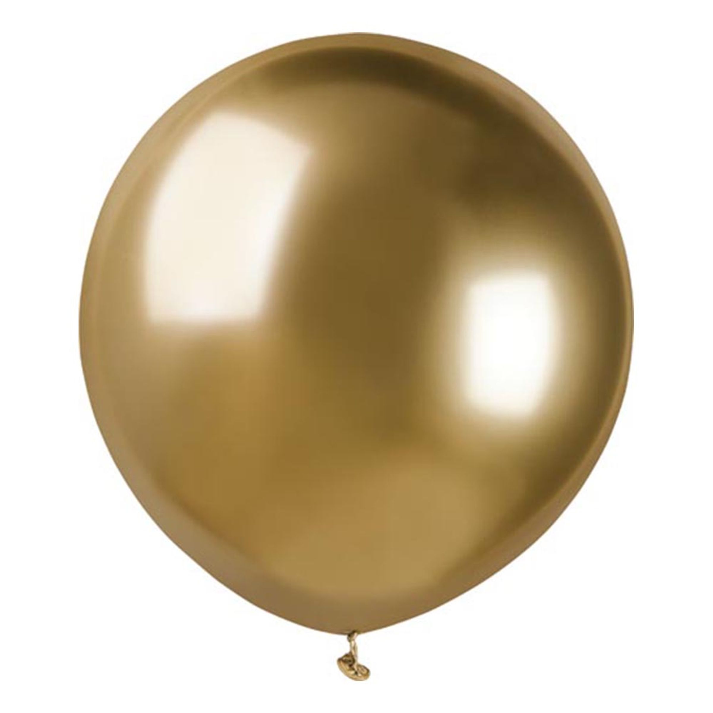 Ballonger Krom Guld Stora - 25-pack