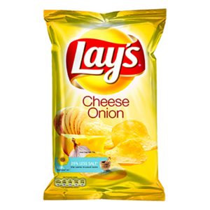 Lay&apos;s Cheese & Onion Chips - 175 gram