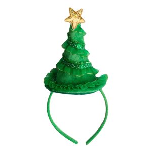 LED Diadem med Julgran - One size