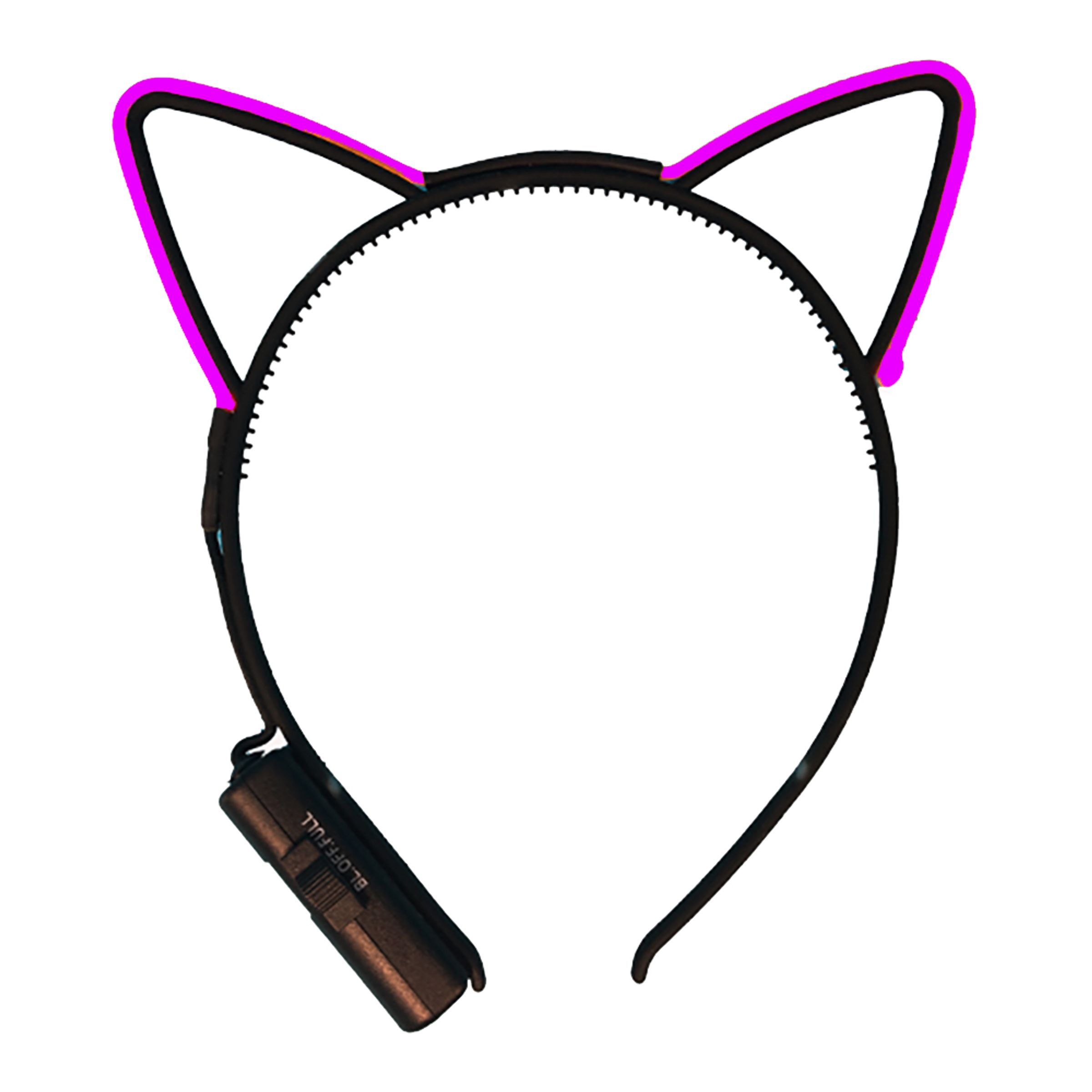 LED Kattöron - Rosa