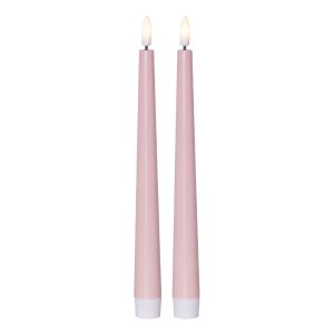 LED Kronljus Rosa - 2-pack