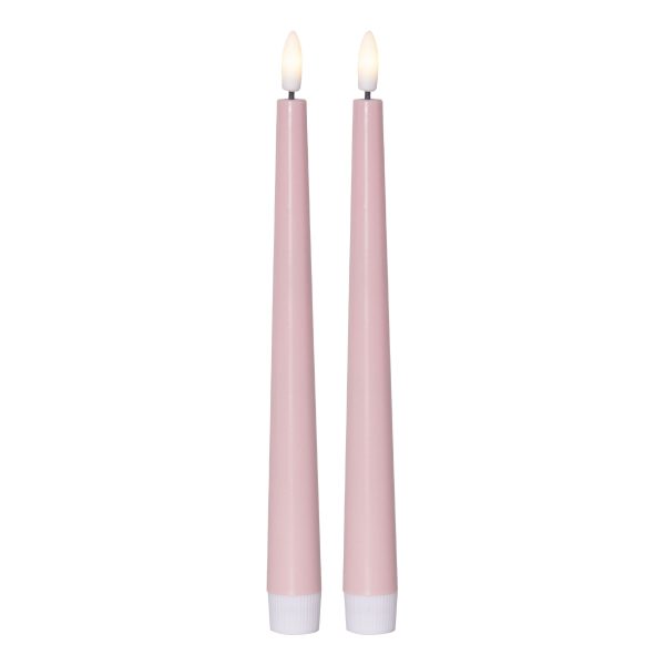 LED Kronljus Rosa - 2-pack