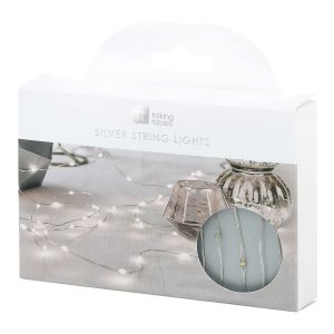 LED-Slinga Silver/Vit