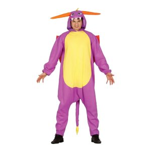 Lila Drake Maskeraddräkt - One size