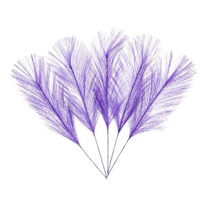 Lila Syntetiska Påskfjädrar - 5-pack