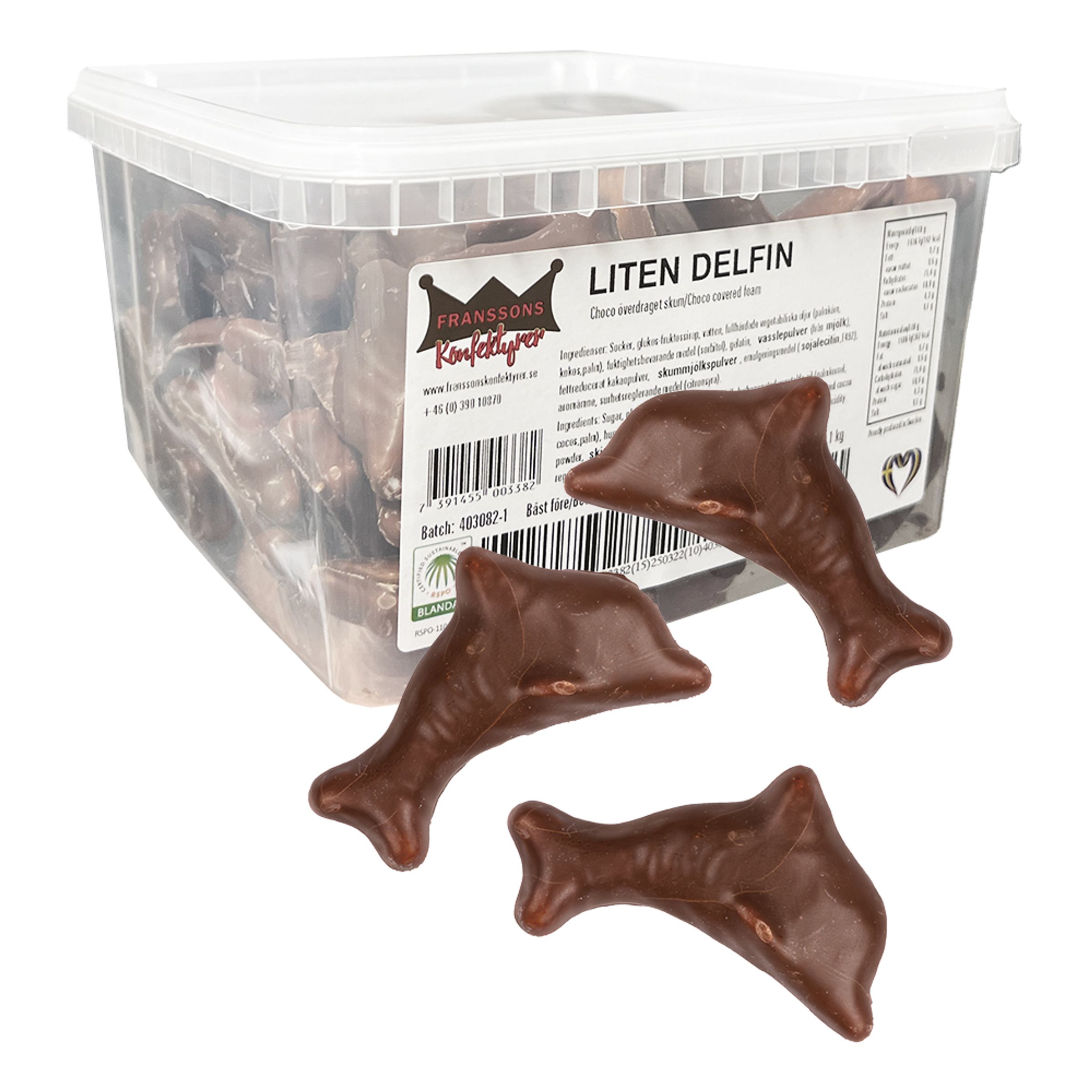 Liten Chokladdelfin Storpack - 1