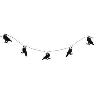 Ljusslinga Svarta Kråkor Halloween