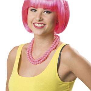 Magenta Bob Peruk