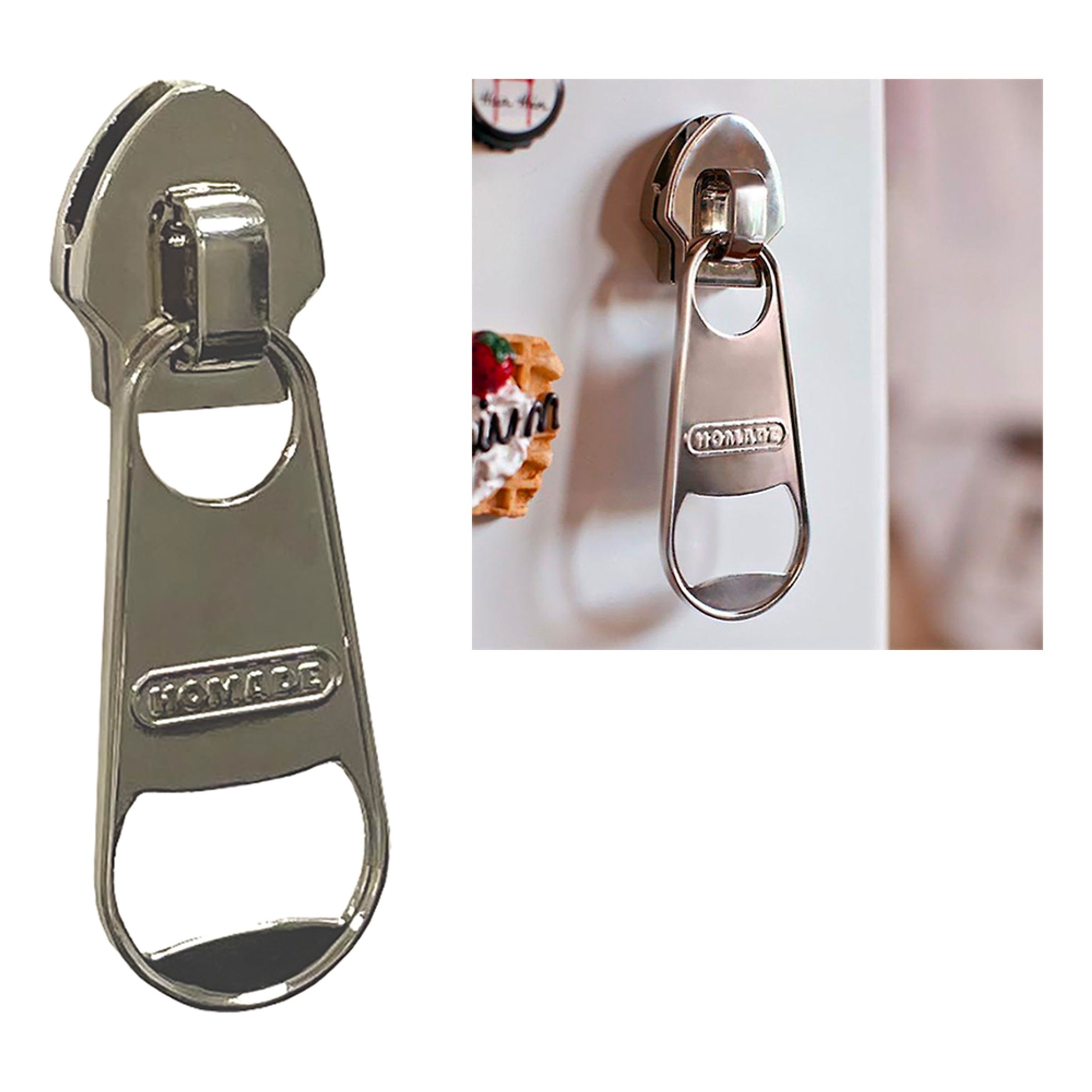 Magnetisk Dragkedja Flasköppnare