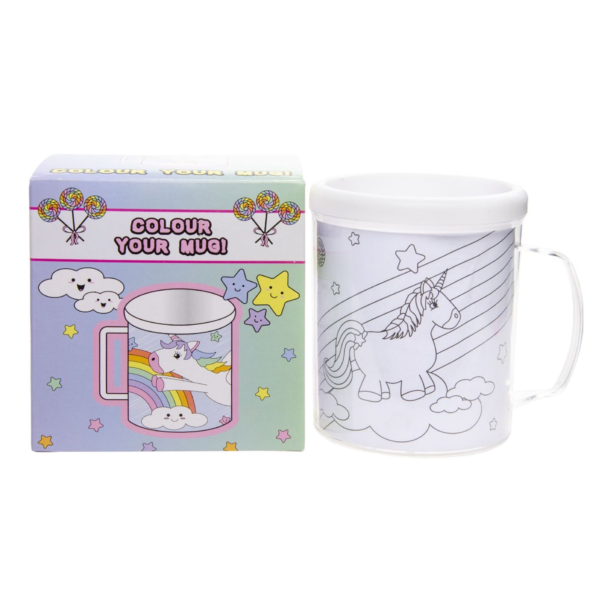 Målarmugg Enhörning