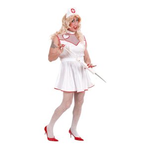 Manlig Sjuksköterska Maskeraddräkt - X-Large