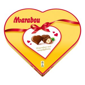 Marabou Hjärtformad Chokladask - 165 g