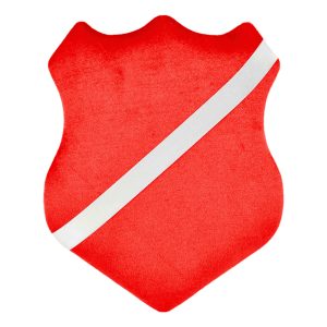 Märkessköld - Röd