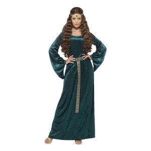 Medeltida Maid Maskeraddräkt - Plus size