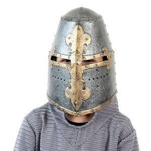 Medeltida Tornerhjälm Barn - One size