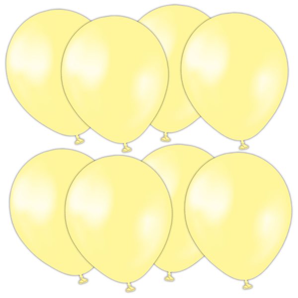 Miniballonger Pärlgul 13 cm
