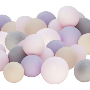 Latexballonger Mini Pastell Mix - 40-pack