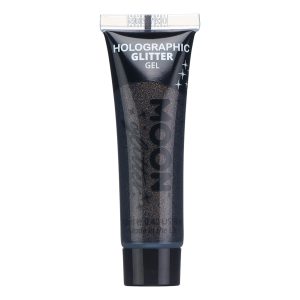 Moon Creations Fine Glitter Gel - Svart