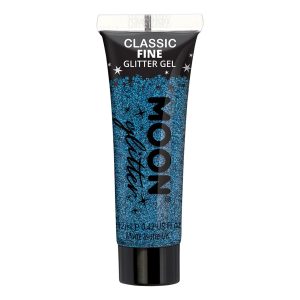 Moon Creations Fine Glitter Gel - Blå