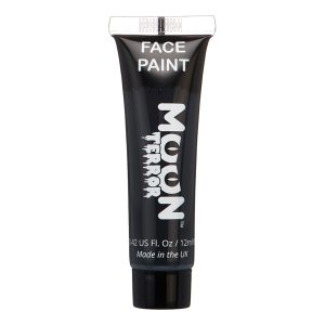 Moon Creations Halloween Ansikts- & Kroppsfärg - Midnight Black