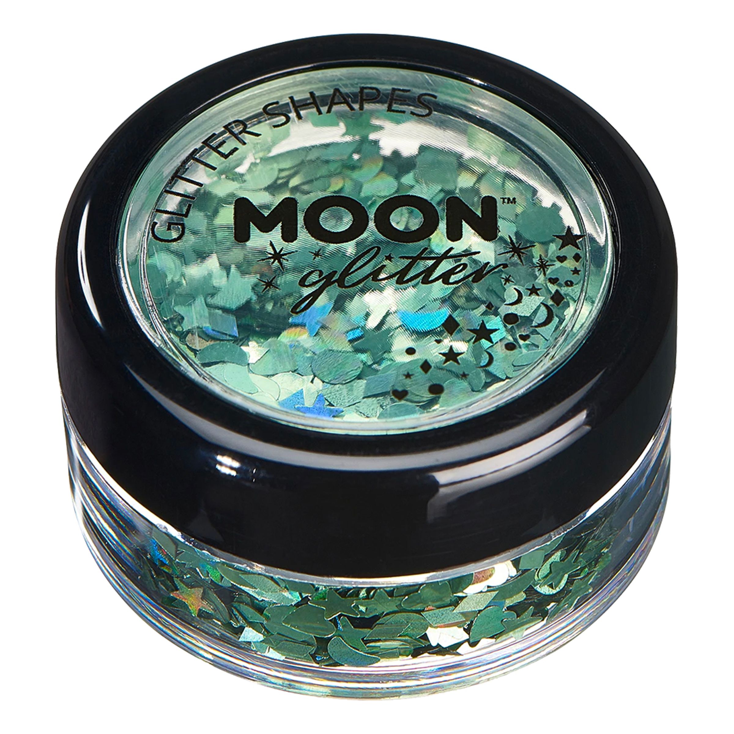Moon Creations Holographic Glitter Shapes - Grön