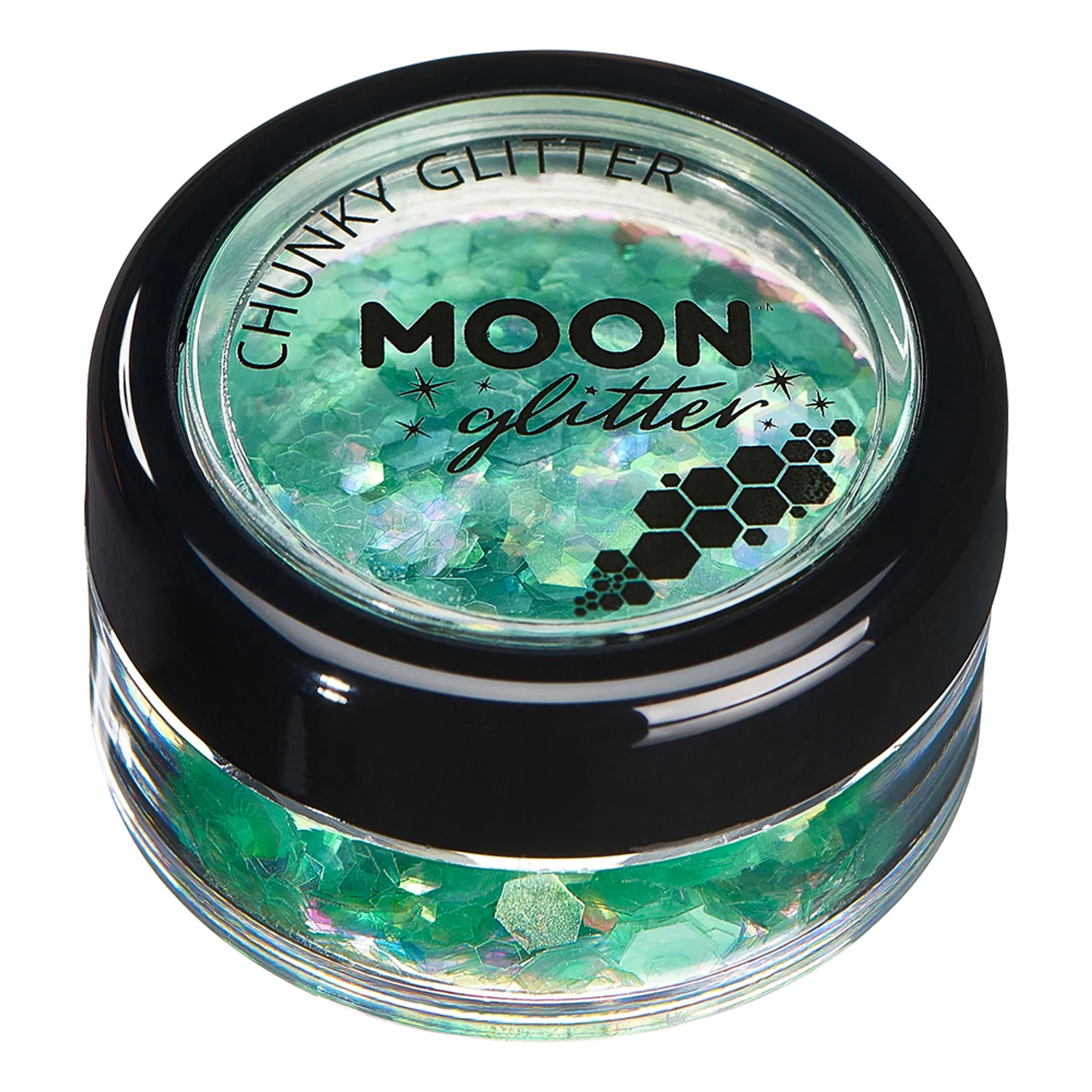Moon Creations Iridescent Chunky Glitter - Grön