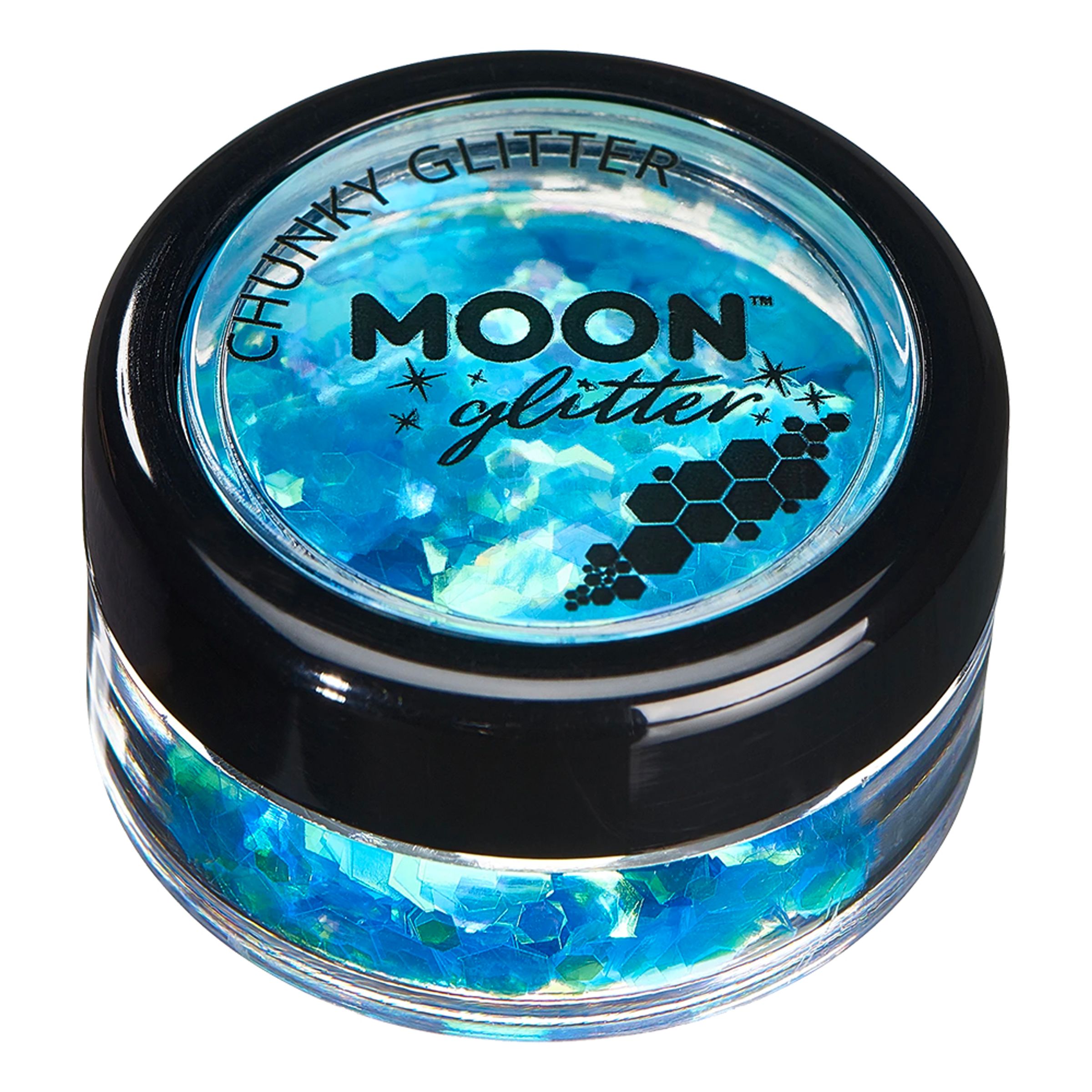 Moon Creations Iridescent Chunky Glitter - Blå