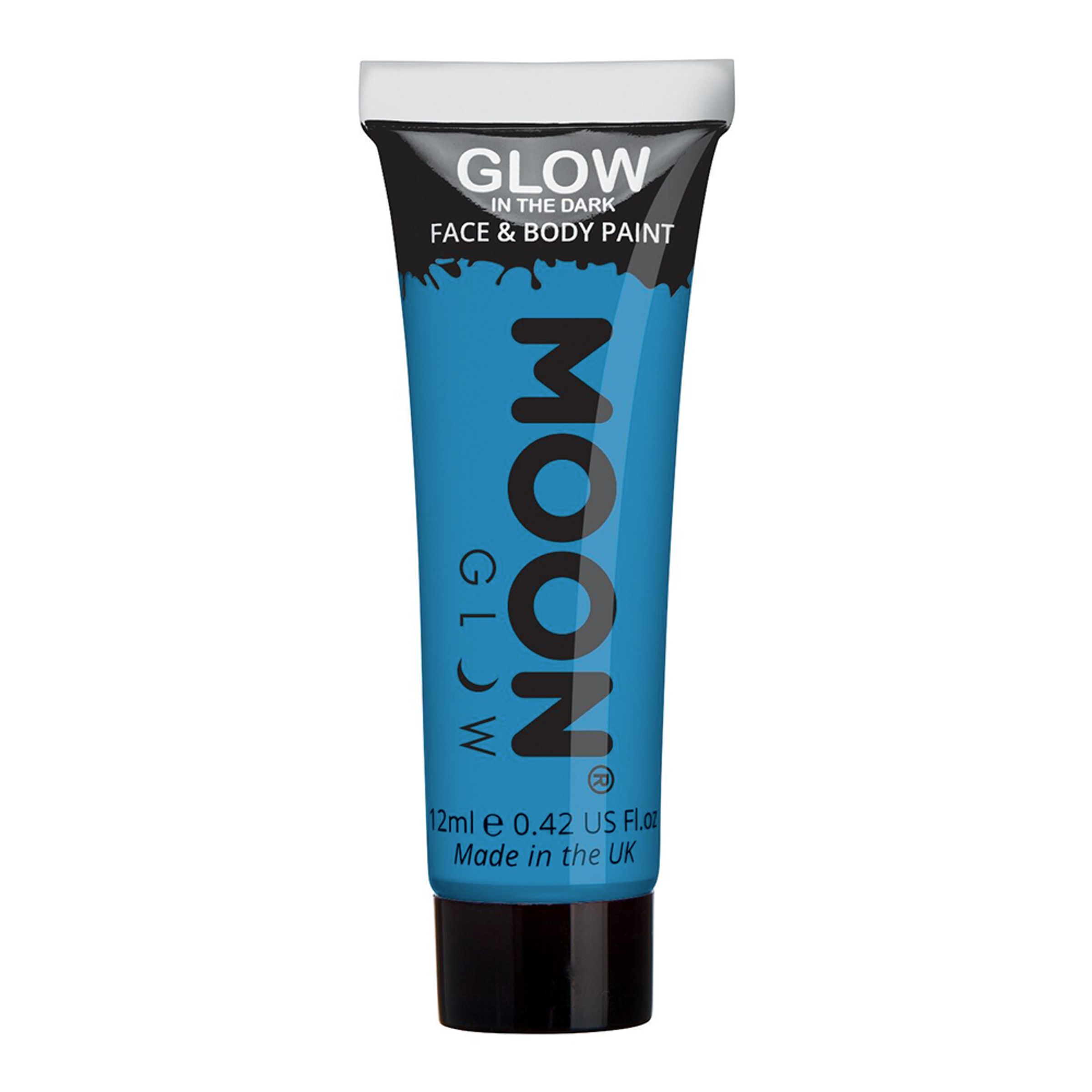 Moon Creations Självlysande Ansikts- & Kroppsfärg - Blå