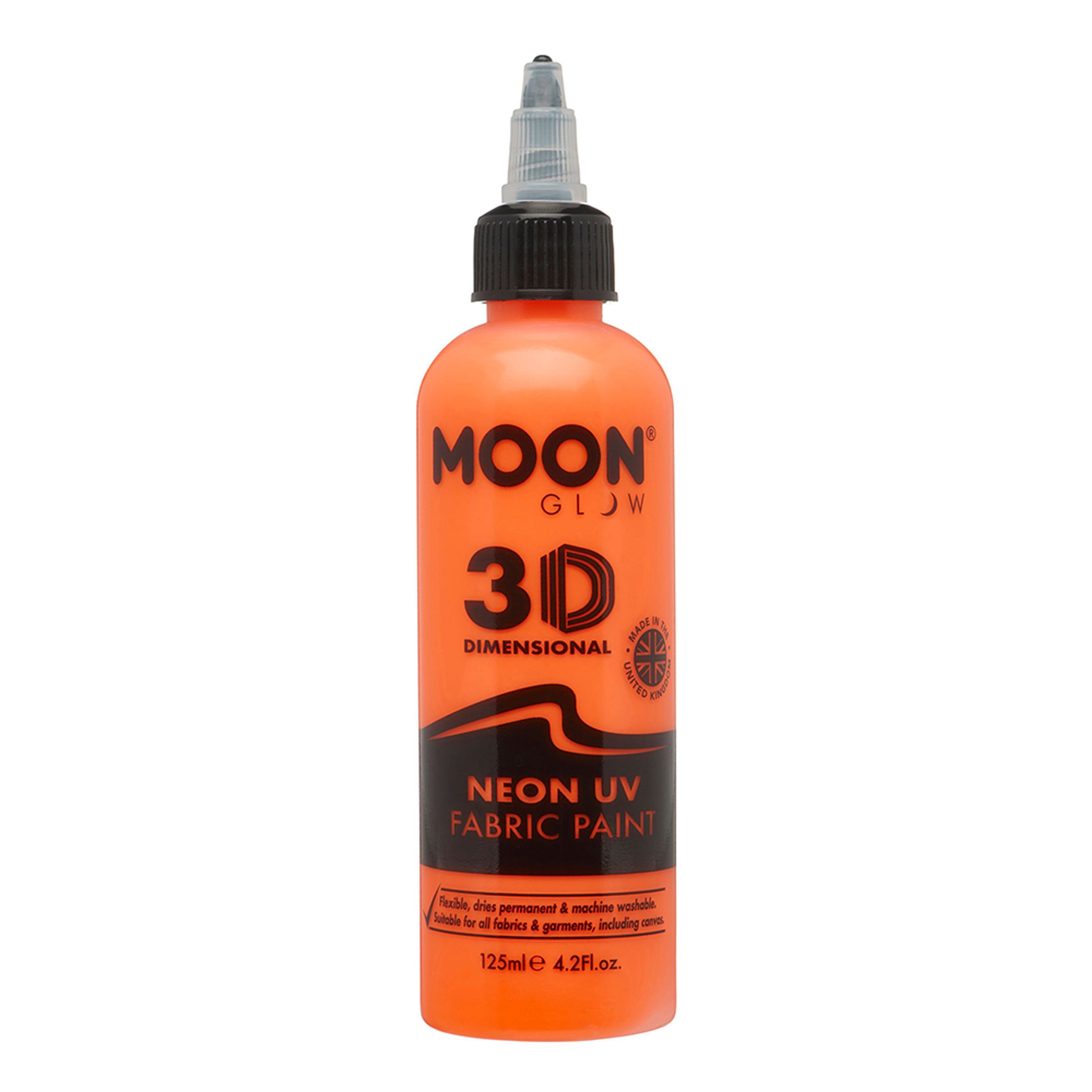 Moon Creations UV Neon Textilfärg - 125 ml Orange