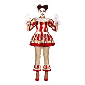 Mördarclown Klänning Maskeraddräkt - Small