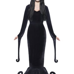 Morticia Addams Klänning Maskeraddräkt