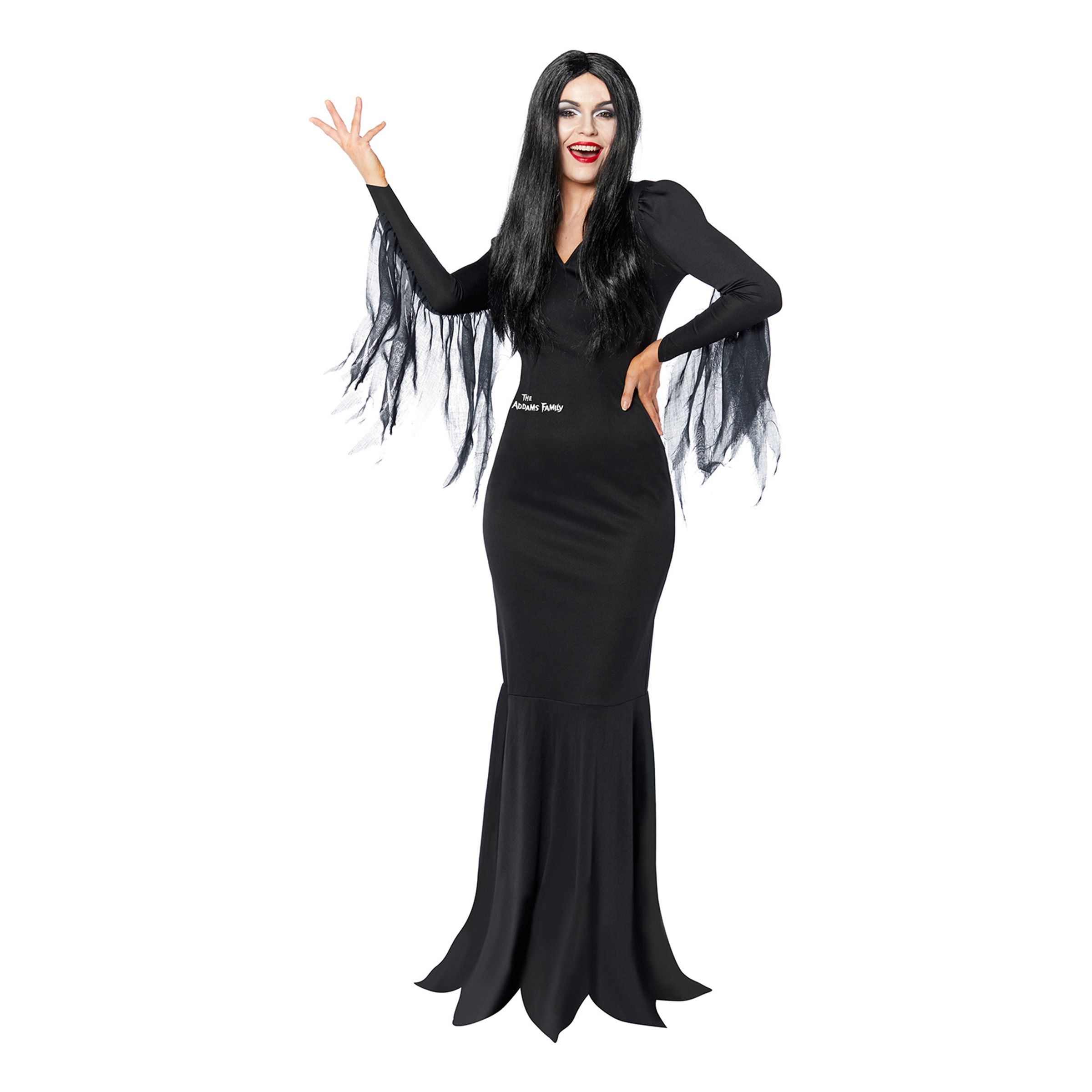 Morticia Familjen Addams Maskeraddräkt - Small