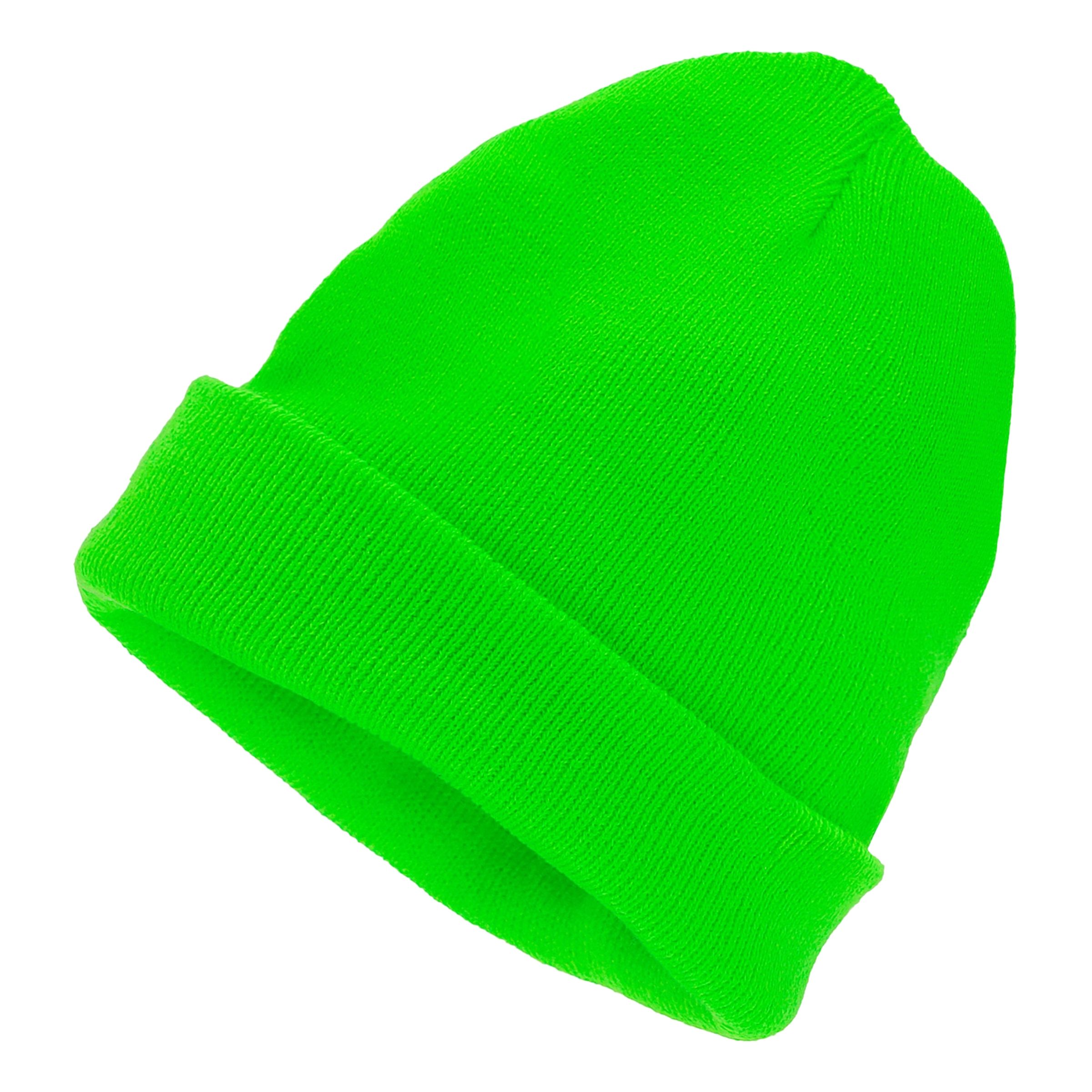 Mössa Neongrön - One size