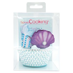Muffinsformar & Toppers Mermaid