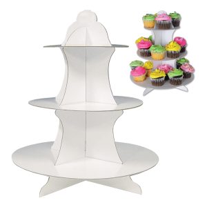 Muffinsställ Vitt