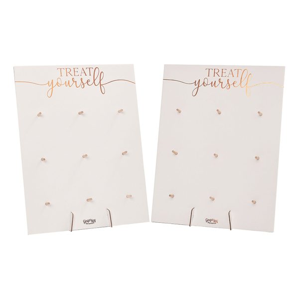 Munkvägg Vit/Roséguld - 2-pack