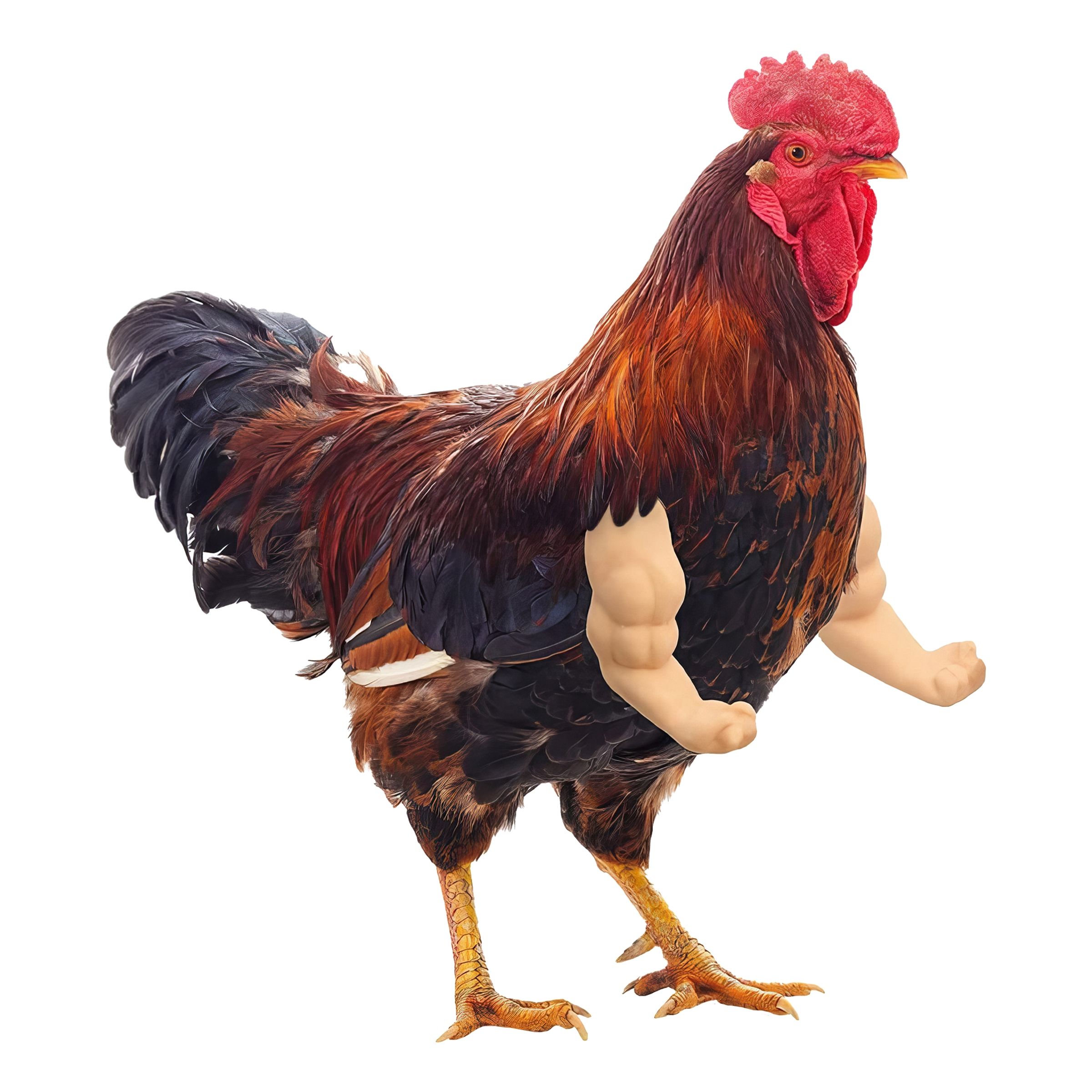 Muskulösa Armar för Höna