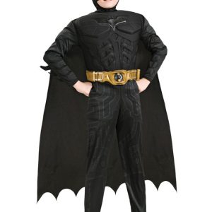 Muskulös Batman Barn Maskeraddräkt Deluxe