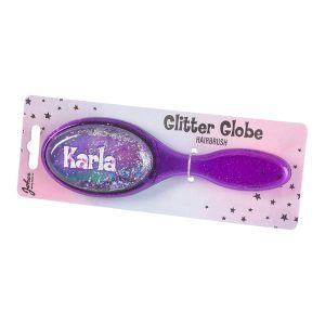 Namnborste Glitter - Karla
