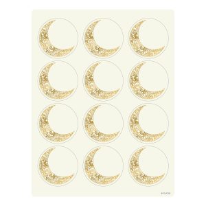 Namnstickers Eid Mubarak - 12-pack