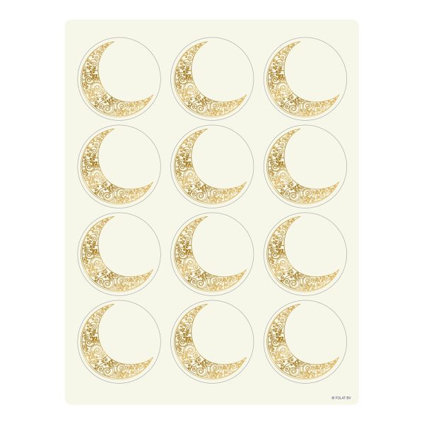 Namnstickers Eid Mubarak - 12-pack