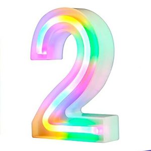 Siffra Neonlampa - Siffra 2